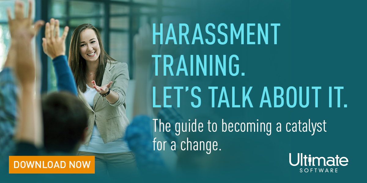 Let's talk about harassment training. Click here to download the guide to becoming a catalyst for a change.