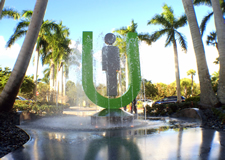 Ultimate Software Fountain at Headquarters.